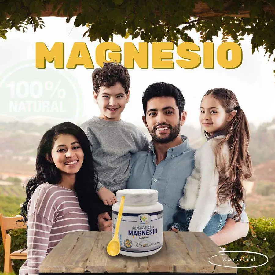 Familia feliz con Magnesio Vidaconsalud