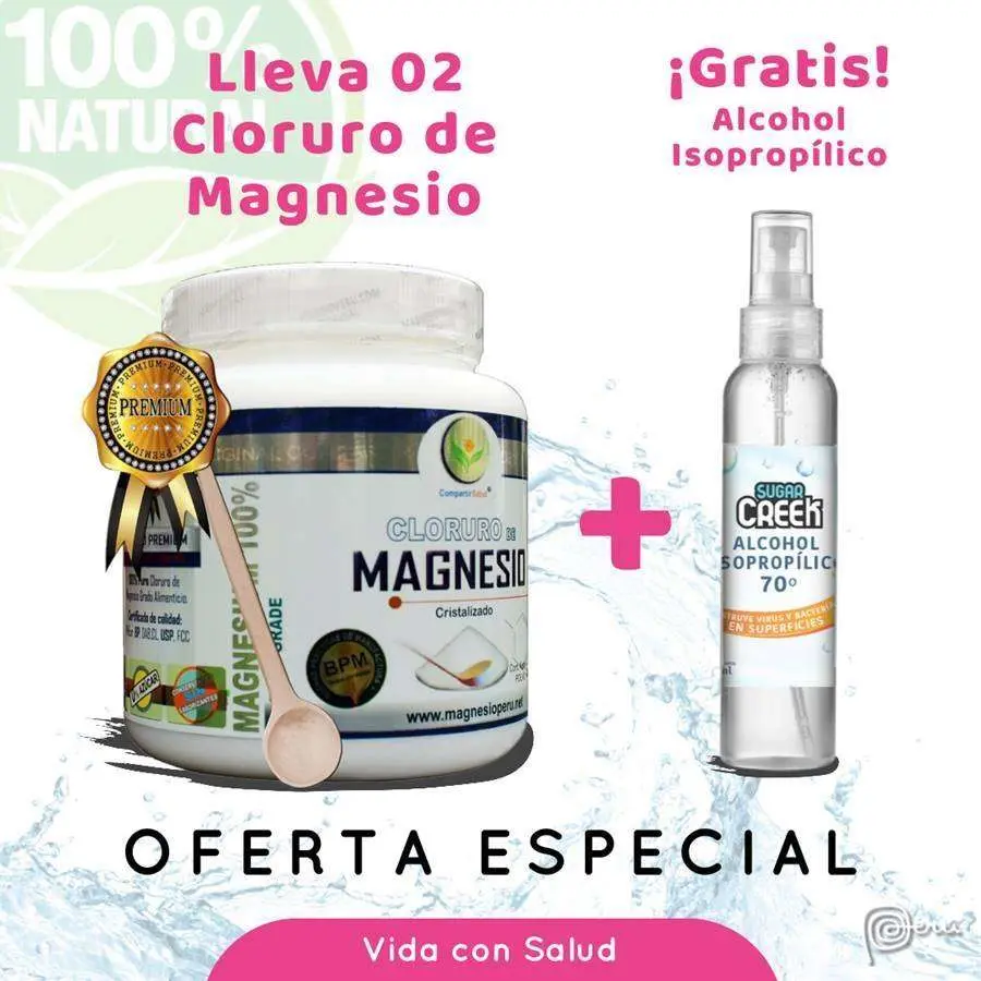 Promoción lleva 02 magnesio y gratis obsequio Vidaconsalud