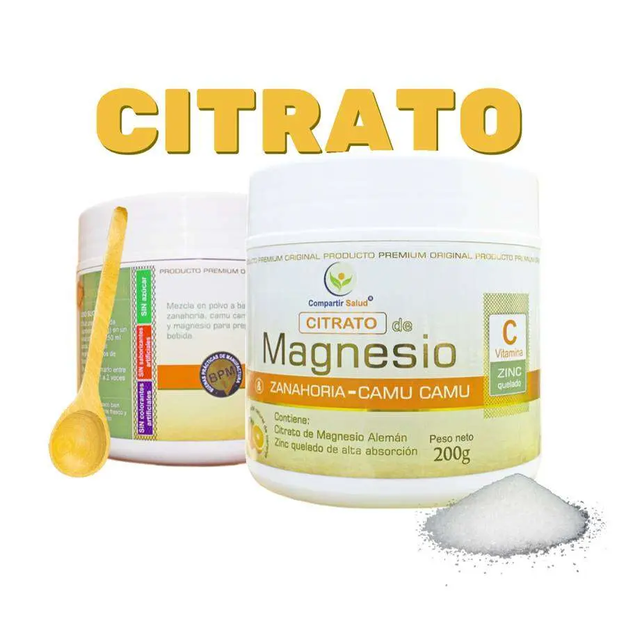 Citrato de Magnesio Pote 200gr Vidaconsalud